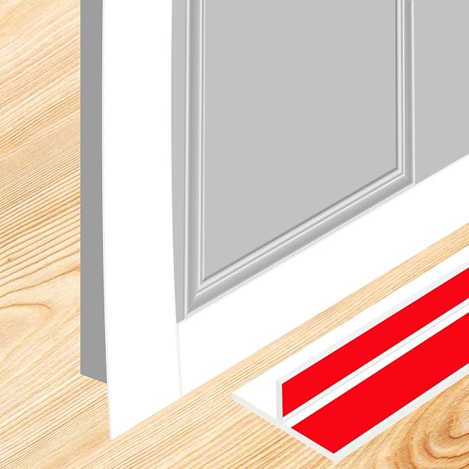ToLanbbt T-Shaped Door Draft Stopper 1.37 in x 10 FT Silicone Weather Stripping by ToLanbbt