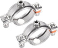 uxcell Wall Ceiling Mount Pipe Supports, 304 Stainless Steel Adjustable Pipe by uxcell