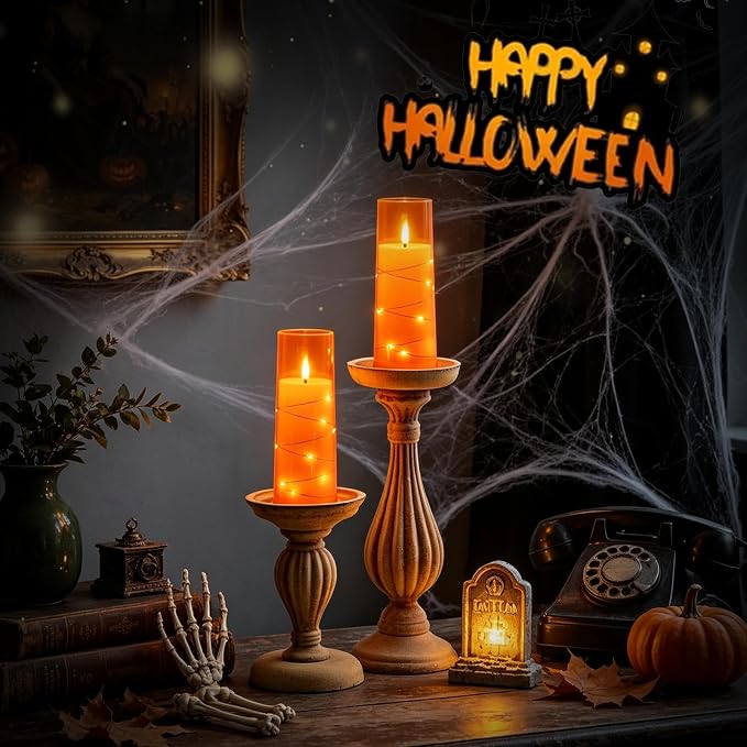 Nimiko Flickering Flameless LED Candles, Battery Operated Candles 9 Pcs - Image 5