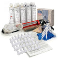 Fast Set Foundation Crack Injection Repair Kit, 20ft | Rapid-Curing Resin Fills by Unknown