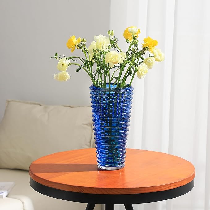 MCMCNCUIU Large Crystal Vase for Flowers, Large Glass Vases, Modern Decorative - Image 3
