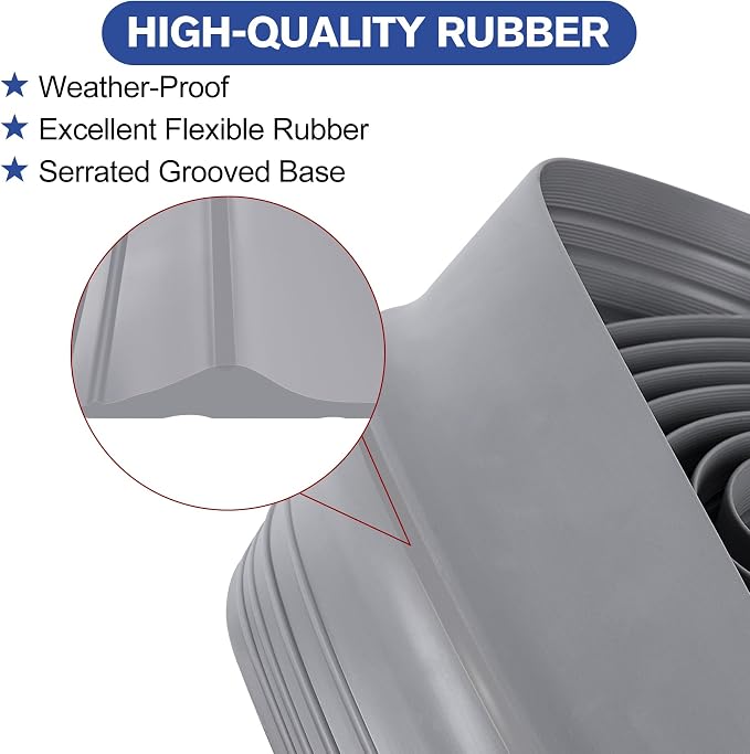 ToLanbbt 16.5Ft/5M Universal Garage Threshold Seal Strip - Image 4