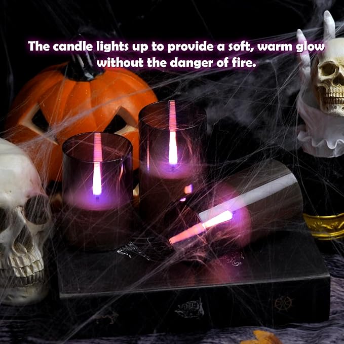 kakoya Flameless Candles Upgraded Realistic Flickering Flame, Battery Operated - Image 6