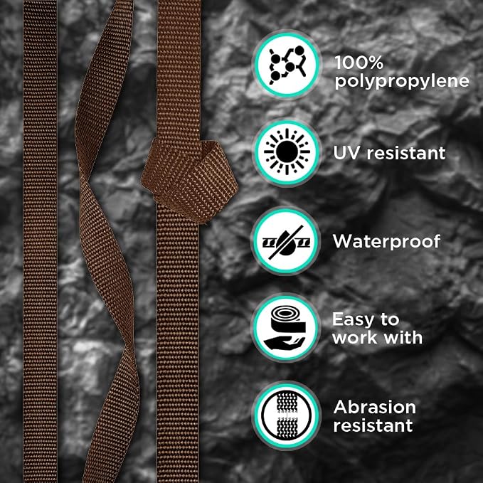 Webbing Strap, 3/4" to 2", 10-50 Yds, EDC gear, backpack repair and pet dog - Image 3