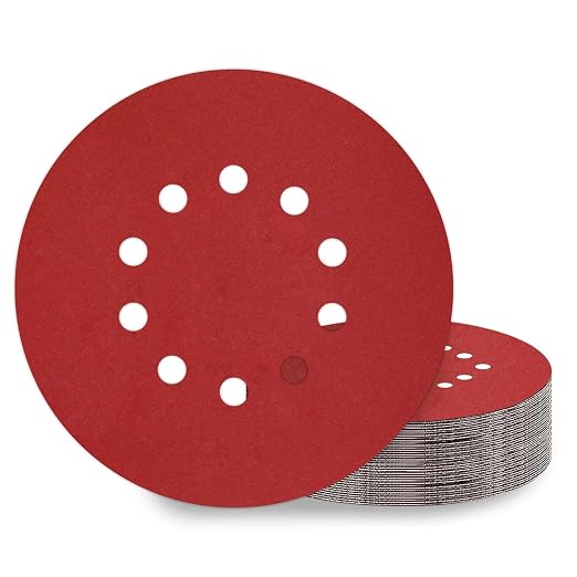 9 Inch 10 Holes Sanding Disc 400 Grit Drywall Sandpaper 30PCS by Awutzut