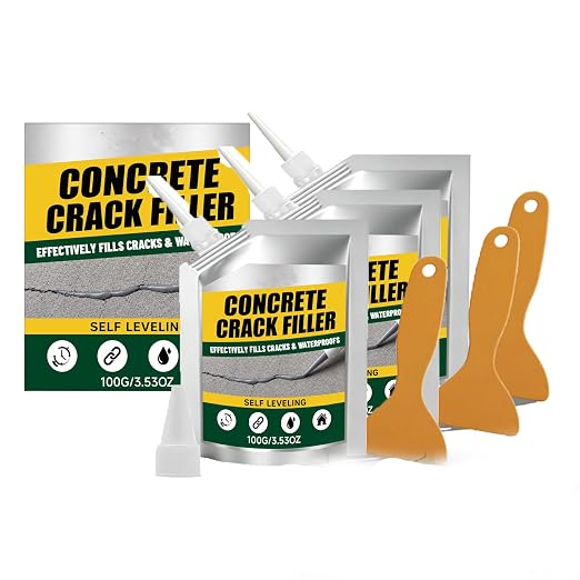 Waterproof Concrete Crack Filler & Sealant, 100G Adhesive Repair Compound by Unknown