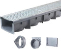 URA WATER - Model UA-100 - Drainage Trench Set - Channel Drain - 1 x 39" Long by URAWATER