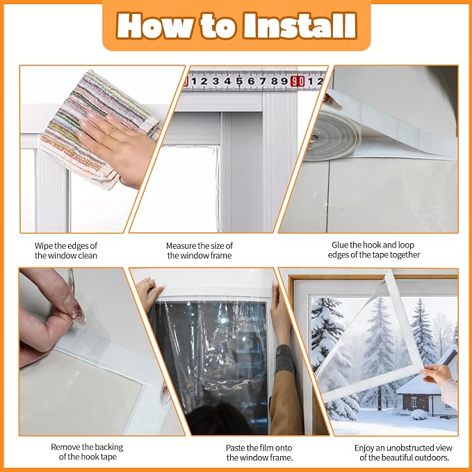 47 x 63 Inch Window Flim Insulation Kit - Image 6