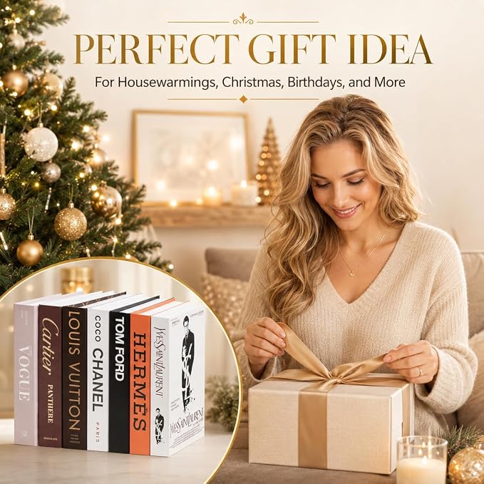 4-7 Pieces Fashion Decorations Book Set. Premium Aesthetic Faux Books - Image 9