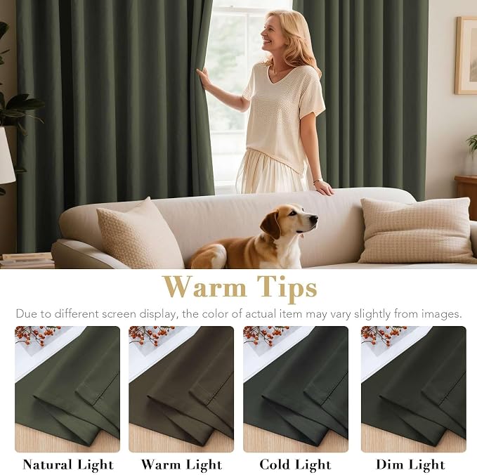 H.VERSAILTEX Blackout Curtains 84 inches Long - Image 5