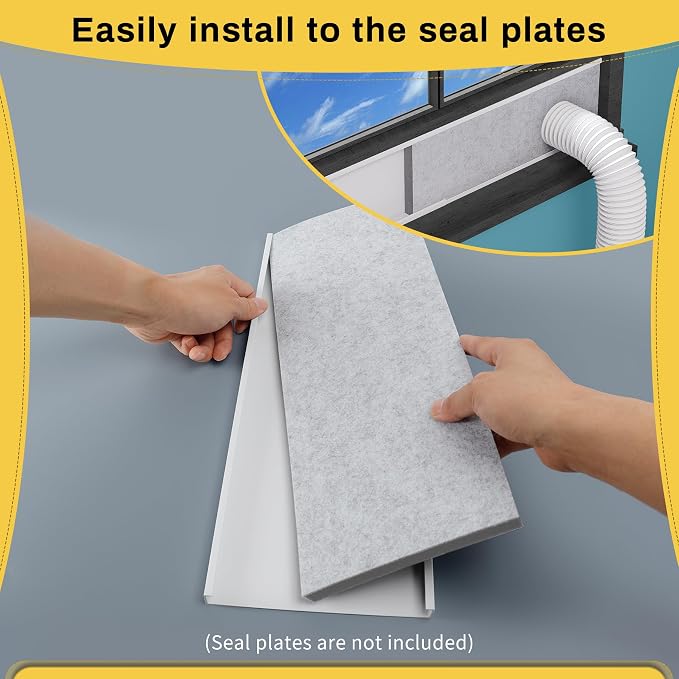 Insulation Foam Panels for Portable Air Conditioner Window Vent Kit, Thickened - Image 3