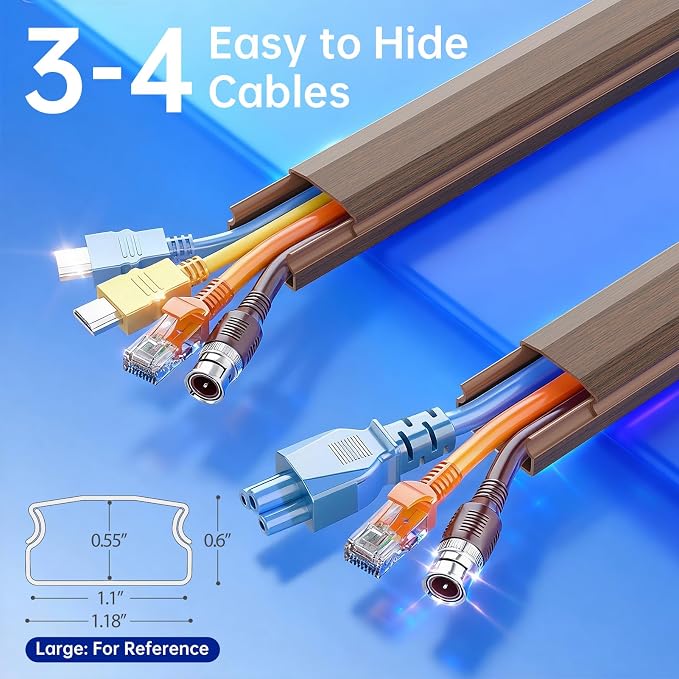 Delamu Cord Hider, Large Cord Covers - Image 2