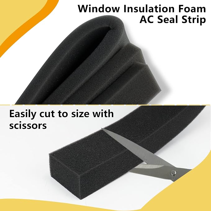 Window Air Conditioner Foam Insulated Panels, 3.2 Ft x 1 Roll - Image 4