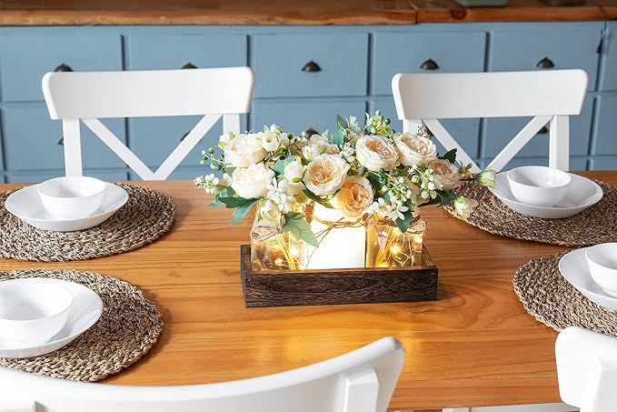 Mkono Mason Jar Lights Centerpieces - Image 3