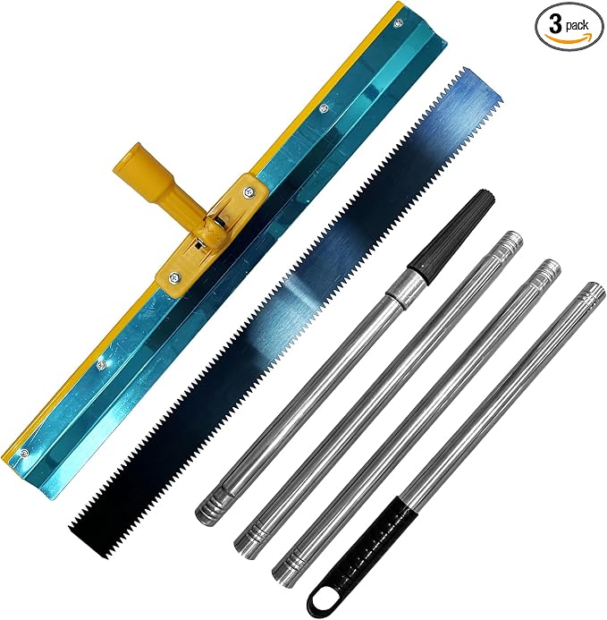 Self Leveling Cement Tool Kit, Notched Squeegee by Unknown