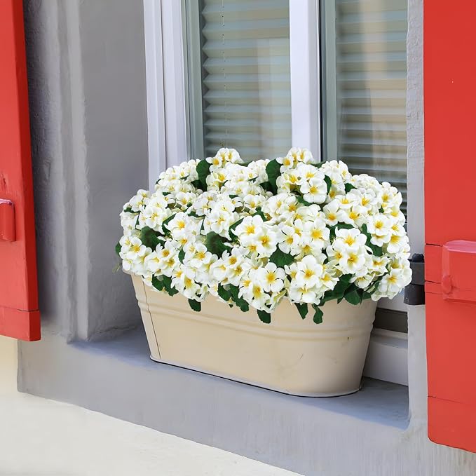 Hananona 6 Pcs Artificial Geranium Flowers - Image 4