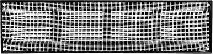 16 x 4 Inch Black Galvanized Steel Return Air Register Vent Cover, AC Vent Cover - Image 9