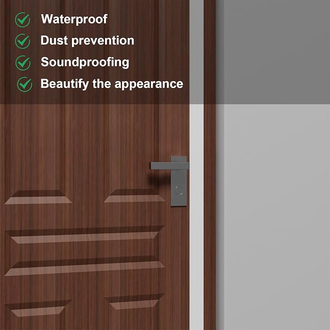 Weather Stripping Door Seal, 20 Ft Shower Door Seal, 2 in | Flexible door sweep - Image 6