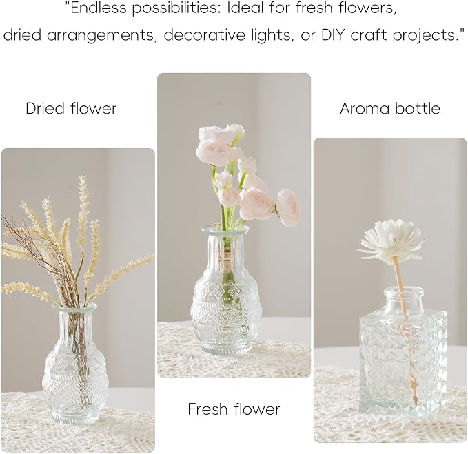 Glass Bud Vases Set of 64 - Image 5