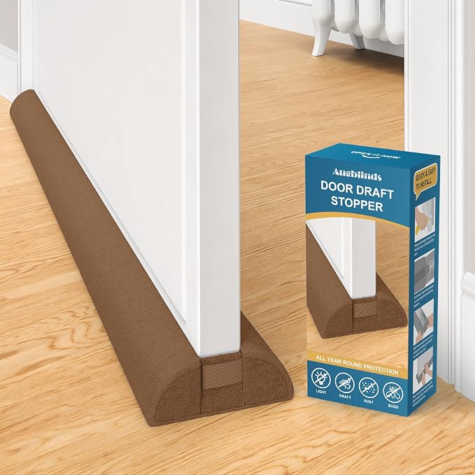 Augblinds Double-Sided Door Draft Stopper, Adjustable 36 Inch, Fits 30-36 Inch by Augblinds
