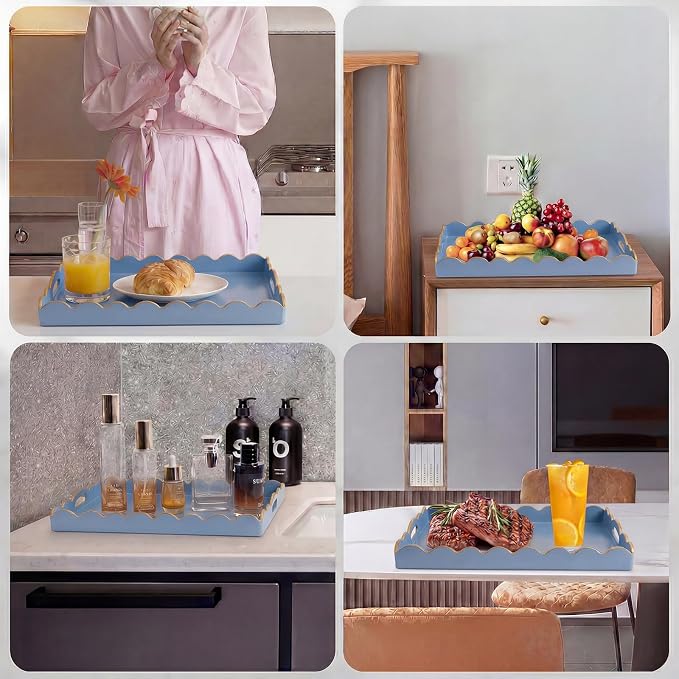 AGIOTA Coffee Table Trays for Living Room Serving Tray - Image 7