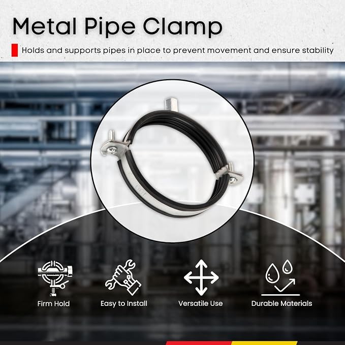 2pcs, Duct Clamp 4 inch Bracket - Image 2