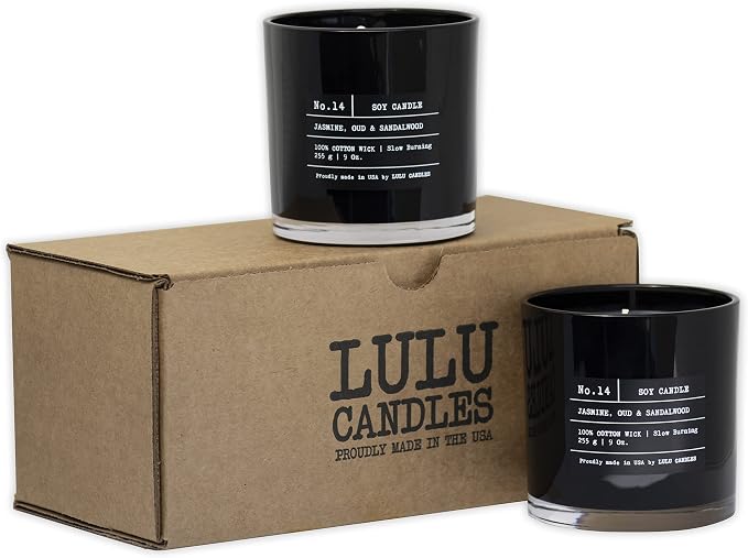Lulu Candles | Tobacco, Spice & Vanilla | Luxury Scented Soy Jar Candle | Hand - Image 6