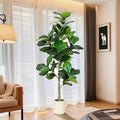 VIVATREES 6FT Fiddle Leaf Fig Artificial Tree by VIVATREESADDINGCOLORTOYOURSPACE
