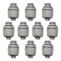 Conduit Connectors, 1/2 Inch, Non-Metallic, by HDHAODA