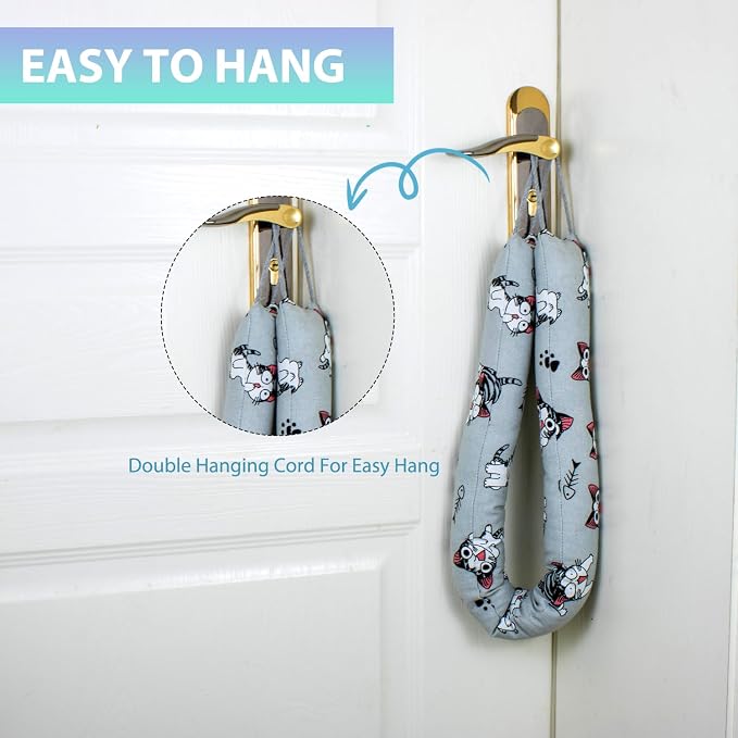 Weighted Door Draft Stopper, 2 Pack 36 Inch Under Door Blocker, Bottom of Door - Image 4