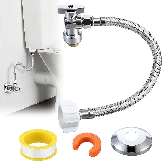 Dreyoo Complete Toilet Shut Off Valve Set - Image 8