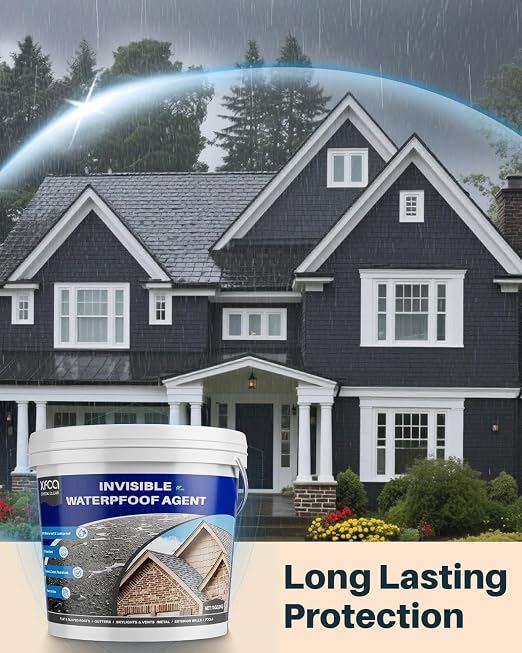 Waterproof Sealant 70oz Clear, XFCA Transparent Waterproof Coating Water-Based - Image 7