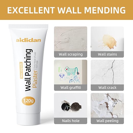 Drywall Repair Kit 3 Pack Wall Patch Repair Kit Spackle Wall Repair Paste | - Image 2