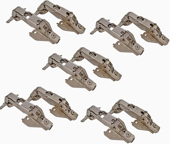 165 Degree Soft Close Cabinet Hinges 10 Pack, Face Frame Lazy Susan Corner - Image 7