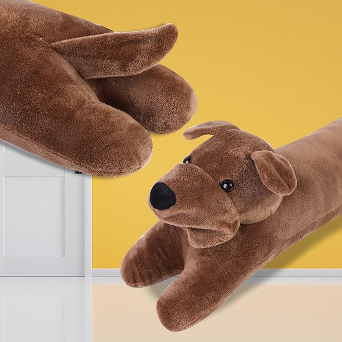 Dog Under Door Draft Stopper Heavy Duty, 3LB 36 Inch Decorative Fabric Door - Image 2