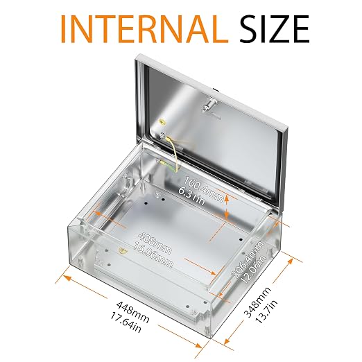 Stainless Steel Enclosure, IP65 Waterproof Electrical Box - Image 6