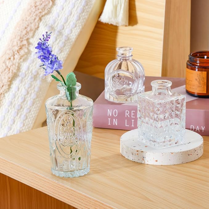 68pcs Clear Glass Bud Vase Set, Small Glass Vases - Image 5