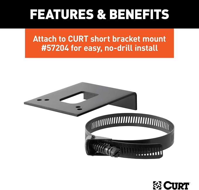 CURT 58300 Vehicle-Side Trailer Wiring Harness Mounting Bracket - Image 5