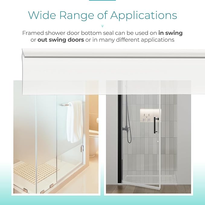 0.2" Framed Shower Door Bottom Seal - Image 5