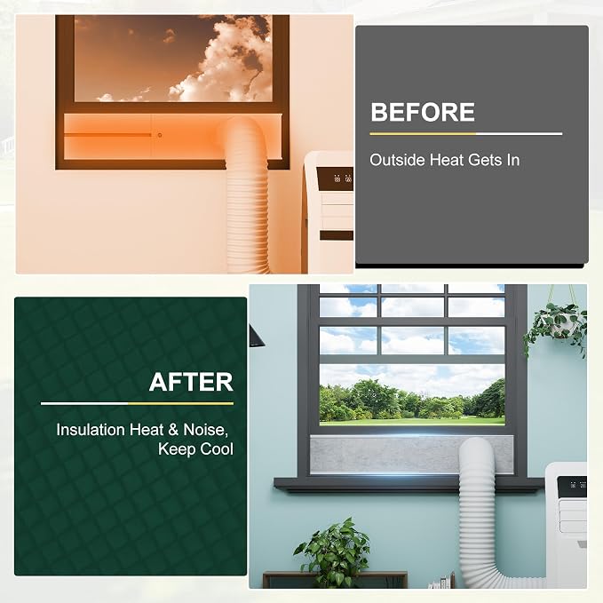 Flehomo Window AC Insulation Foam Panels - Image 8