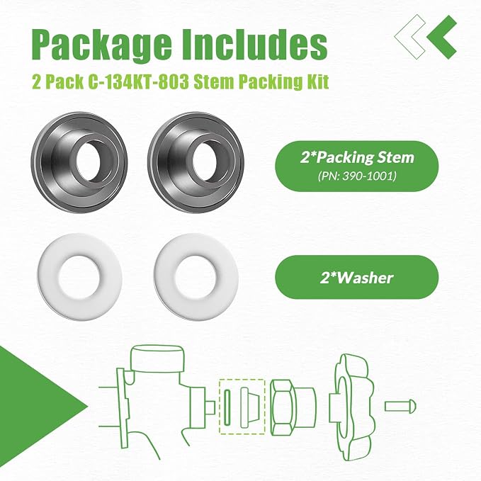 C-134KT-803 Stem Packing Replacement Kit - Image 4