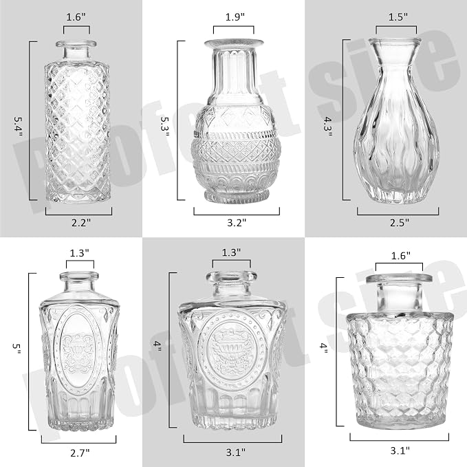 Mini Glass Bud Vases - Image 7
