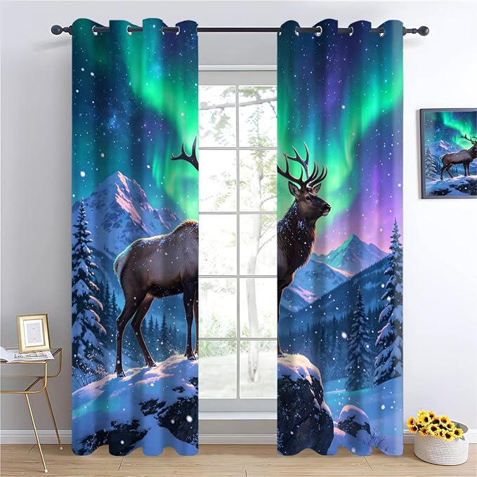 Aurora Forest Blackout Curtains - Image 3