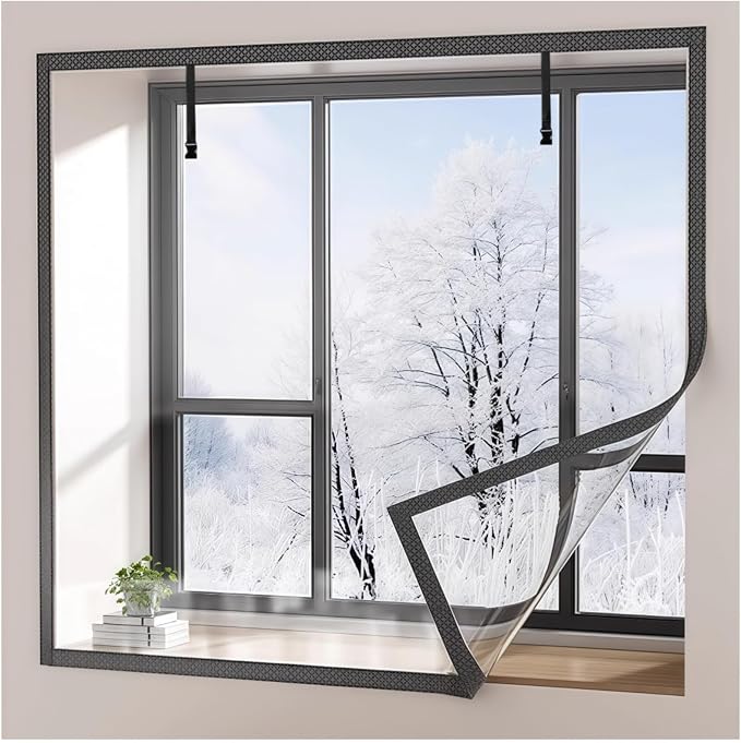 Window Insulation Kit for Winter 47''X63'' by TECUUL