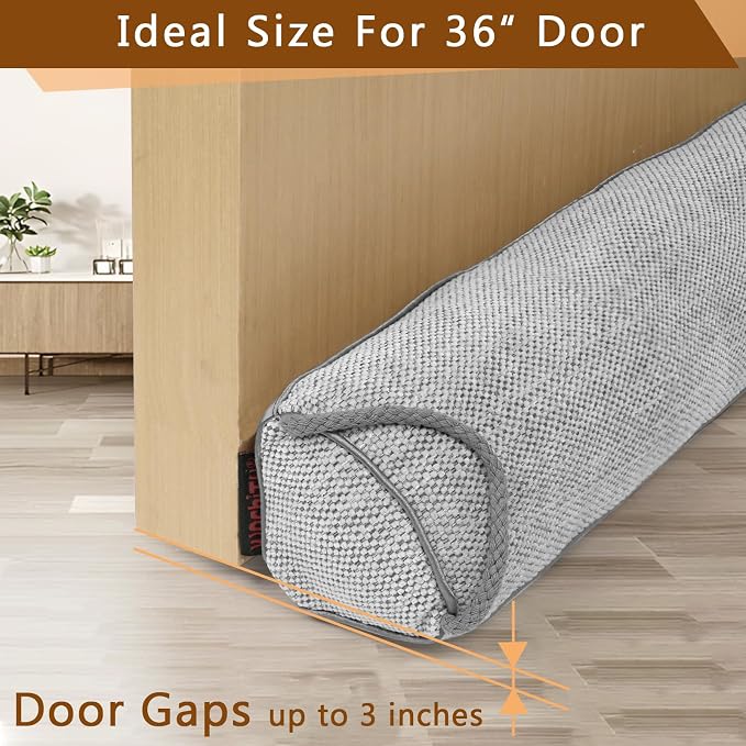 Triangle Under Door Draft Stopper Noise Blocker 36 Inches - Image 2