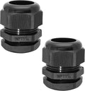 Bonsicoky 1-1/4" NPT Nylon Cable Glands, Adjustable Cord Grip, Strain Relief by Bonsicoky