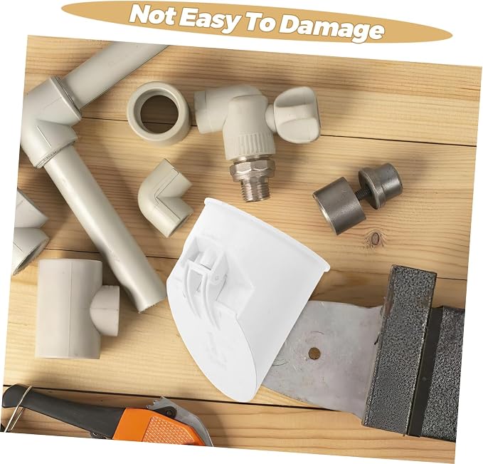 PVC round Check Valve for Kitchen Bathroom Drain Backflow Stop | White PVC - Image 8