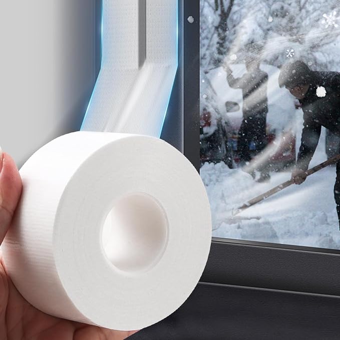 Qoqooice Window Weather Sealing Tape 2 Inch x 90 FT Weather Stripping by QoqooiceSnorkelingGear