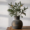 SIDUCAL Ceramic Rustic Farmhouse Vase | 6 Inch Pottery Decorative Flower | Boho by SIDUCAL