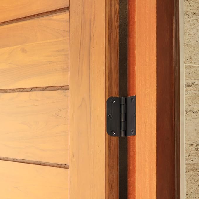 Design House Interior Door Hinge, Oil Rubbed Bronze | 5/8" Radius, Traditional - Image 7